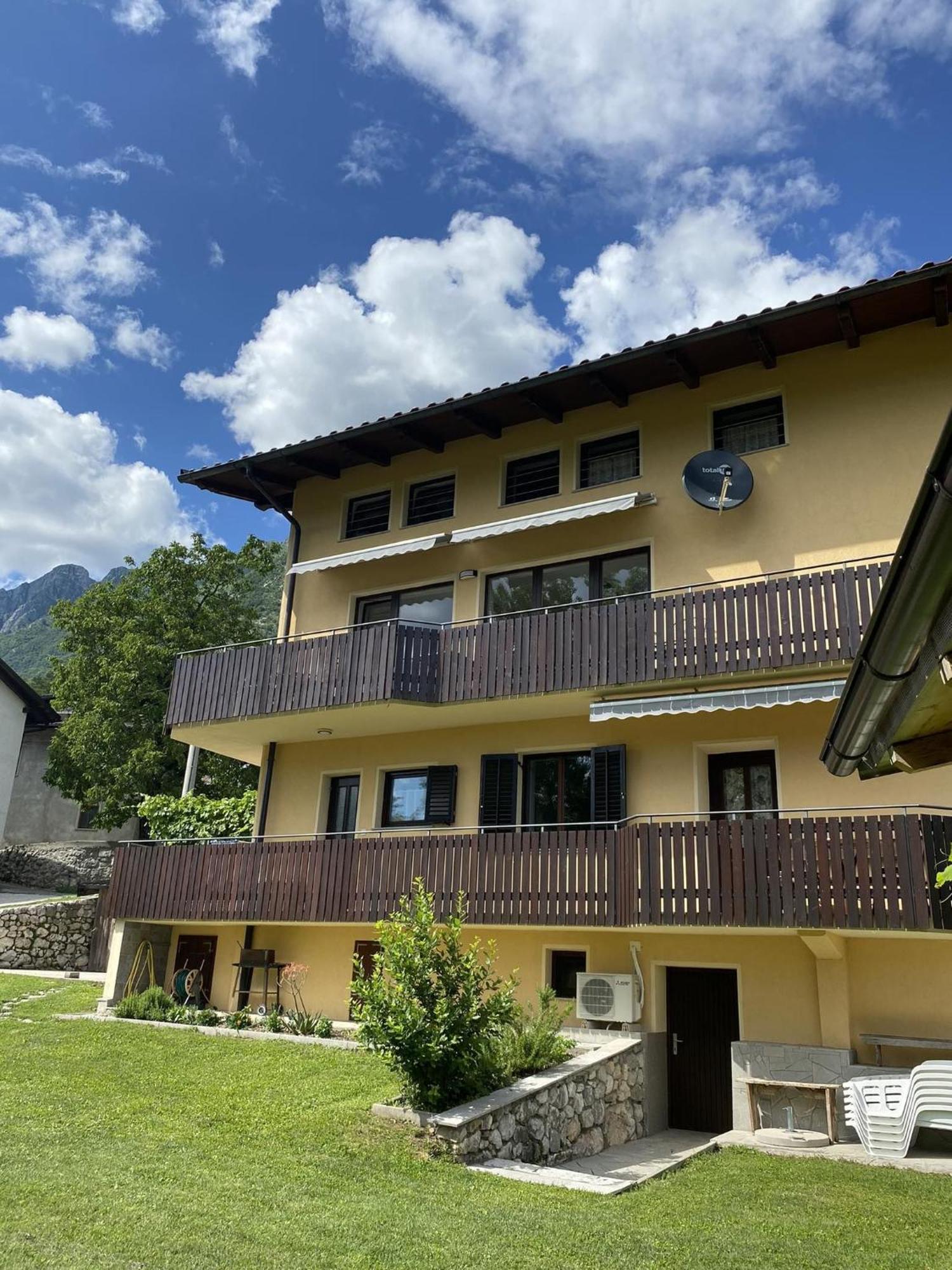 Apartma Logar Kobarid Kültér fotó